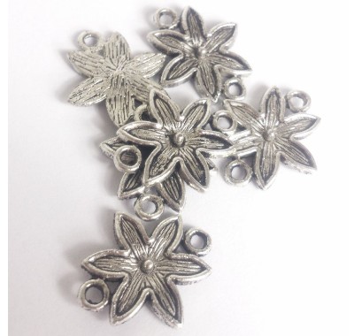 flower joiner charms pack of 10
