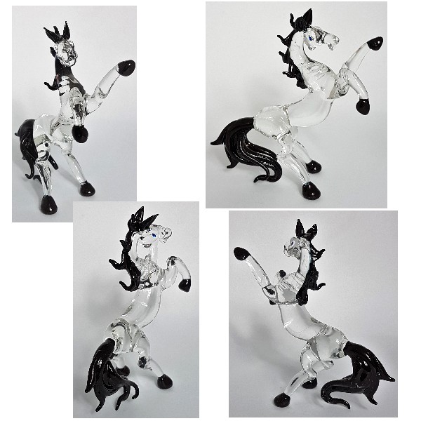 glass horse figurine