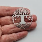 Tree of Life Filigree Charm #6. Charms and pendants for making suncatchers, jewelry and crafts.
