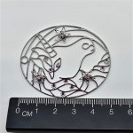 Unicorn Filigree Rhinestone Charm