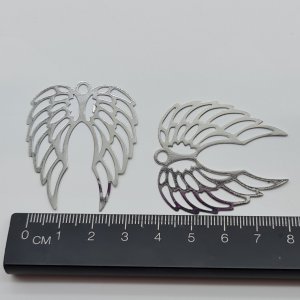 Filigree Angel Wing pack of 2 F06. Angel wing charms and pendants.