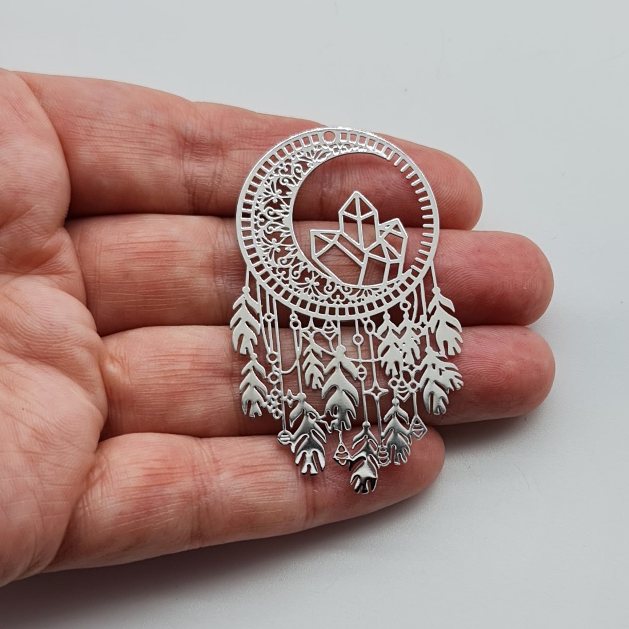 Dreamcatcher Filigree Charm #1 Dreamcatcher Filigree Charm #1. Charms and pendants for making jewelry, suncatchers and many other crafts.