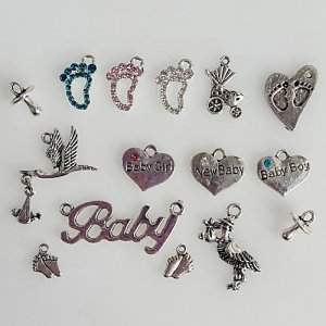 mixed baby charm set