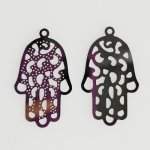 hamsa hand stainless steel charms