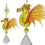 dragon suncatcher yellow starflake