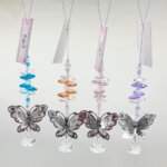 petite silver butterfly suncatchers