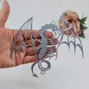 Large hanging frame dragon design 16cm