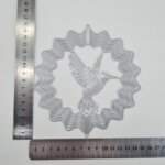 Large hanging frame hummingbird spinner with measurements
