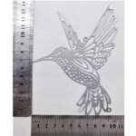 Large hanging frame hummingbird size
