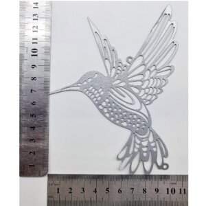 Large hanging frame hummingbird size