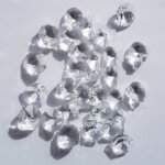 clear octagons 1hole