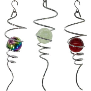 silver tail spinners red, glow and gazing