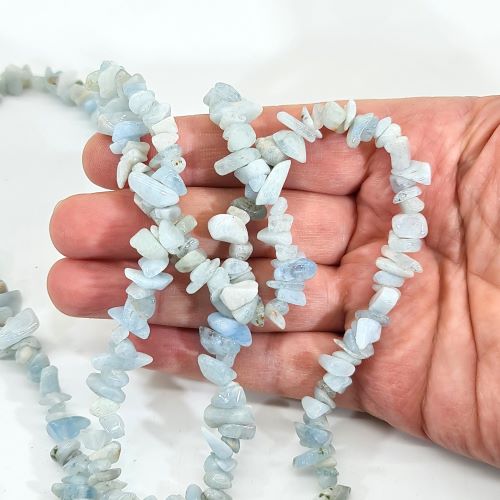 angelite chip beads2 angelite chip beads