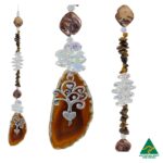 agate tigers eye tree of life suncatcher