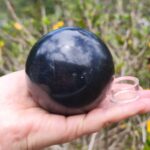 large basalt sphere 816g