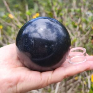 large basalt sphere 816g