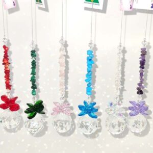 gemstone crystal ball suncatchers 2