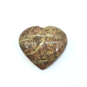 unakite heart crystal